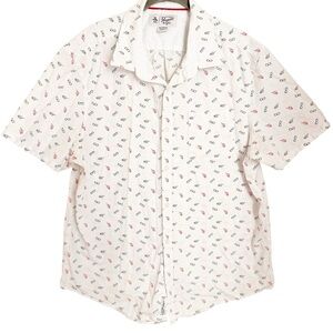 Original Penguin White Shirt with Eyeglass print